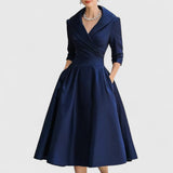Valerie - Elegáns Midi Ruha