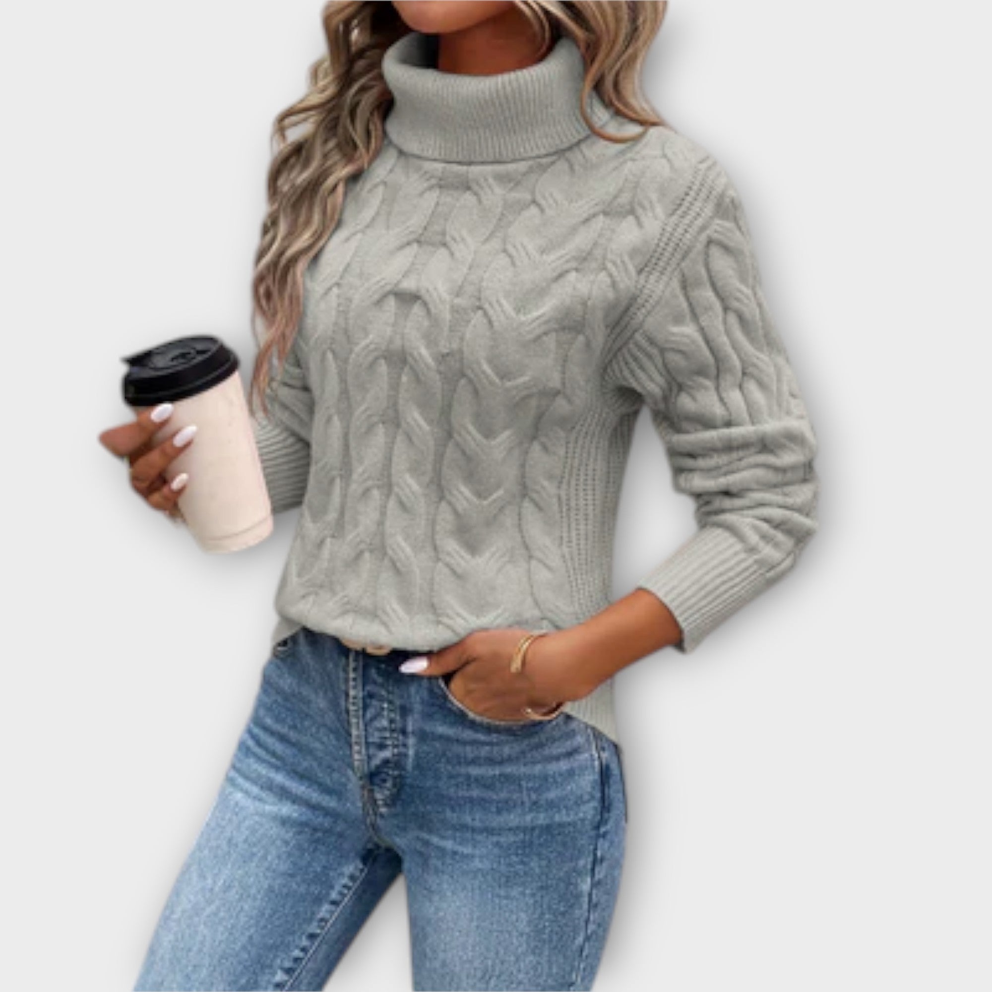 Amélia – Elegáns kötött ujj
