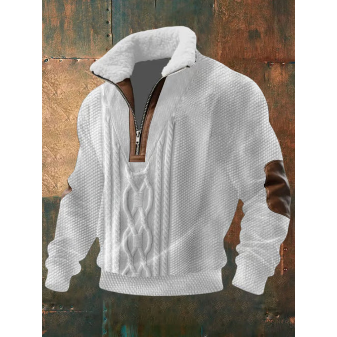 János - Magas nyakú fleece pulóver