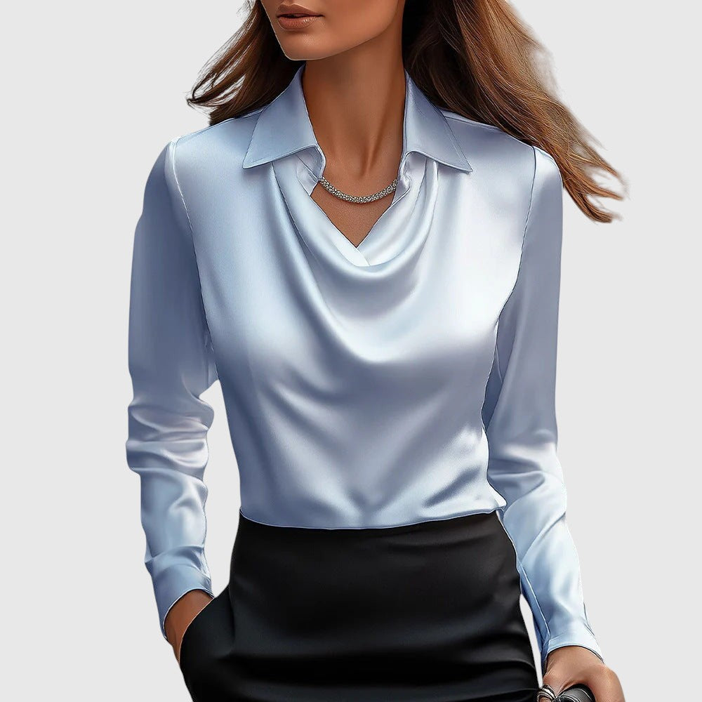 Adela – Elegáns selyemhatású blúz