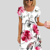 Cynthia | Elegáns Kényelem Ráncolt Ruha