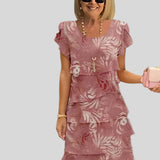 Deborah | Elegáns Kényelem Ruffled Ruha
